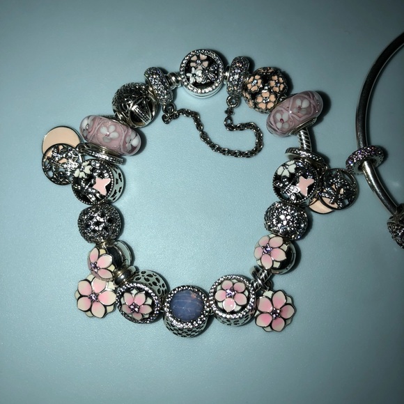 charm pandora magnolia charm pandora magnolia